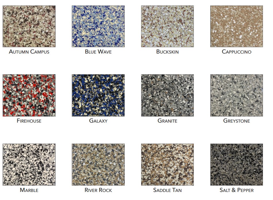 Epoxy Flake Colors